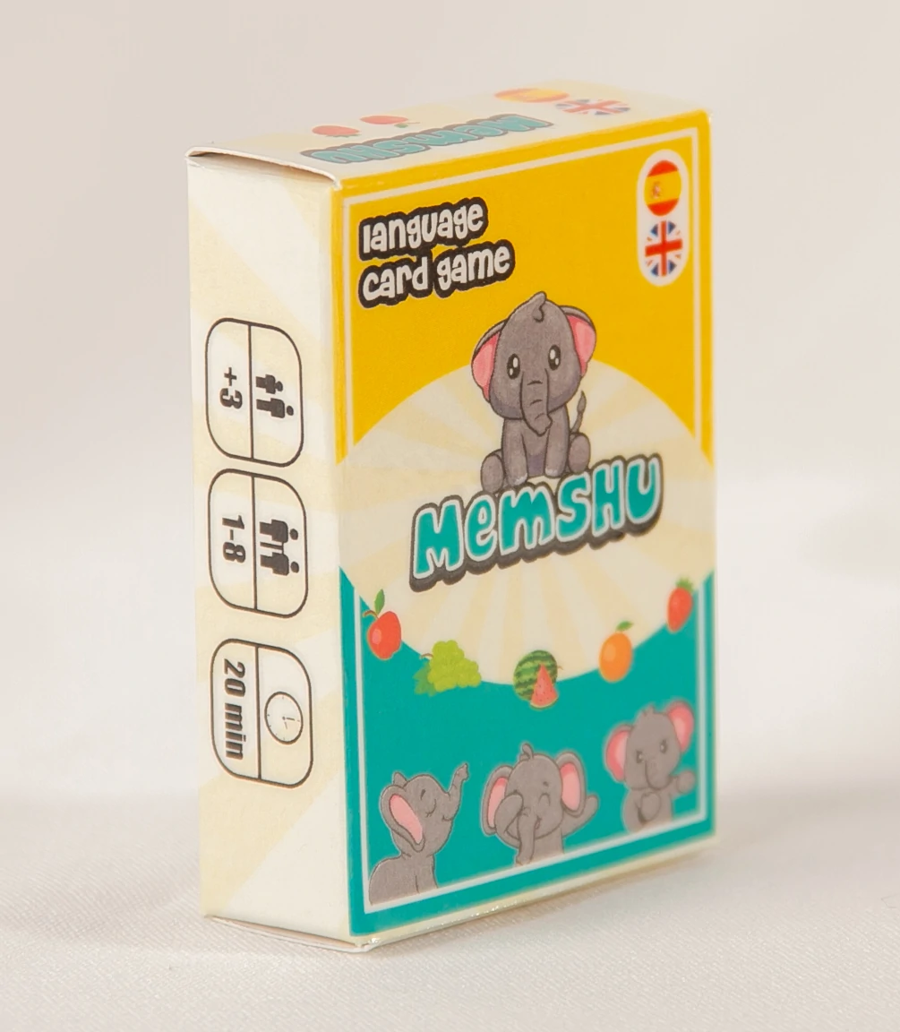 Frutas en inglés para niños – Juego de cartas memoria – Memshu (27 cartas)